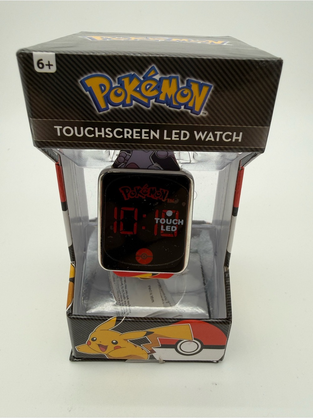 Pokemon Touchscreen LED Watch - Black/Red